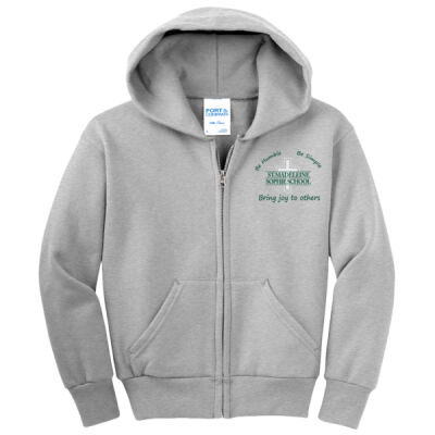SMS - Youth Core Fleece Full Zip Hooded Sweatshirt Thumbnail