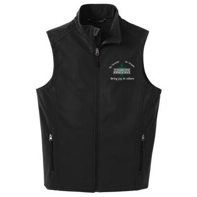 Embroidered SMS White - Core Soft Shell Vest Thumbnail